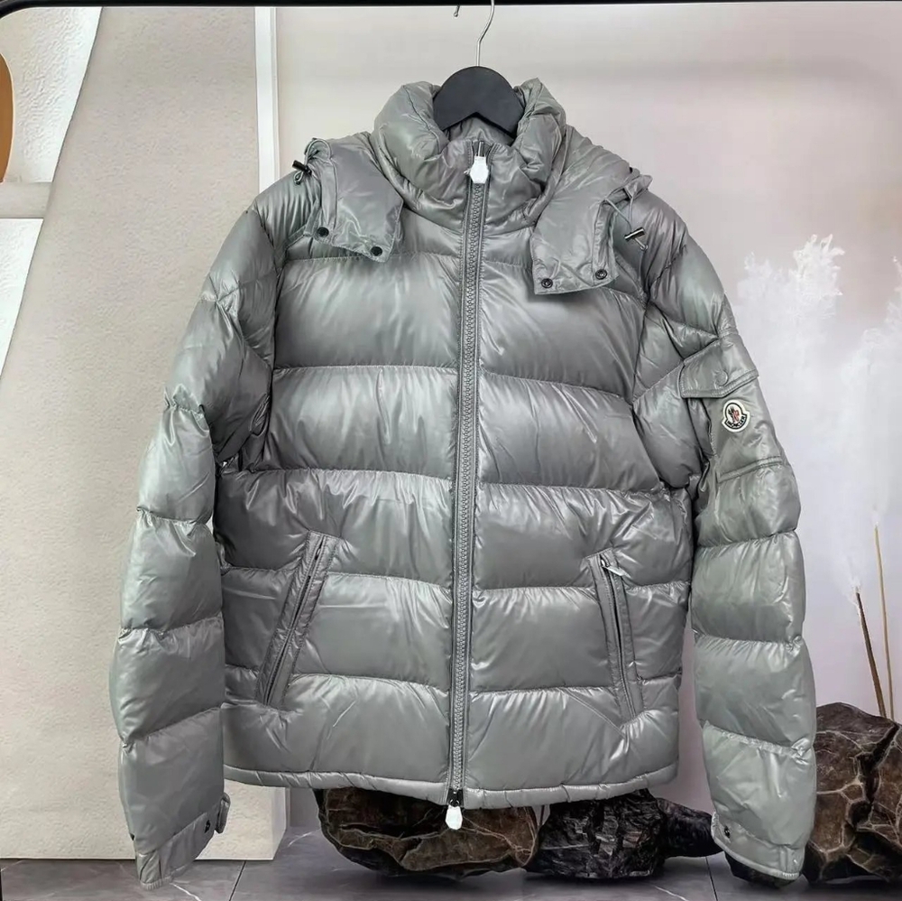 Moncler Gray Puffer Jacket